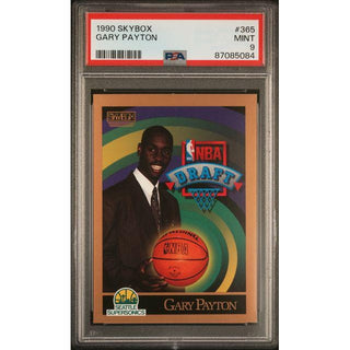 Gary Payton – 1990 SkyBox #365 PSA 9