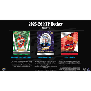 2025-26 Upper Deck MVP Hockey Hobby Box