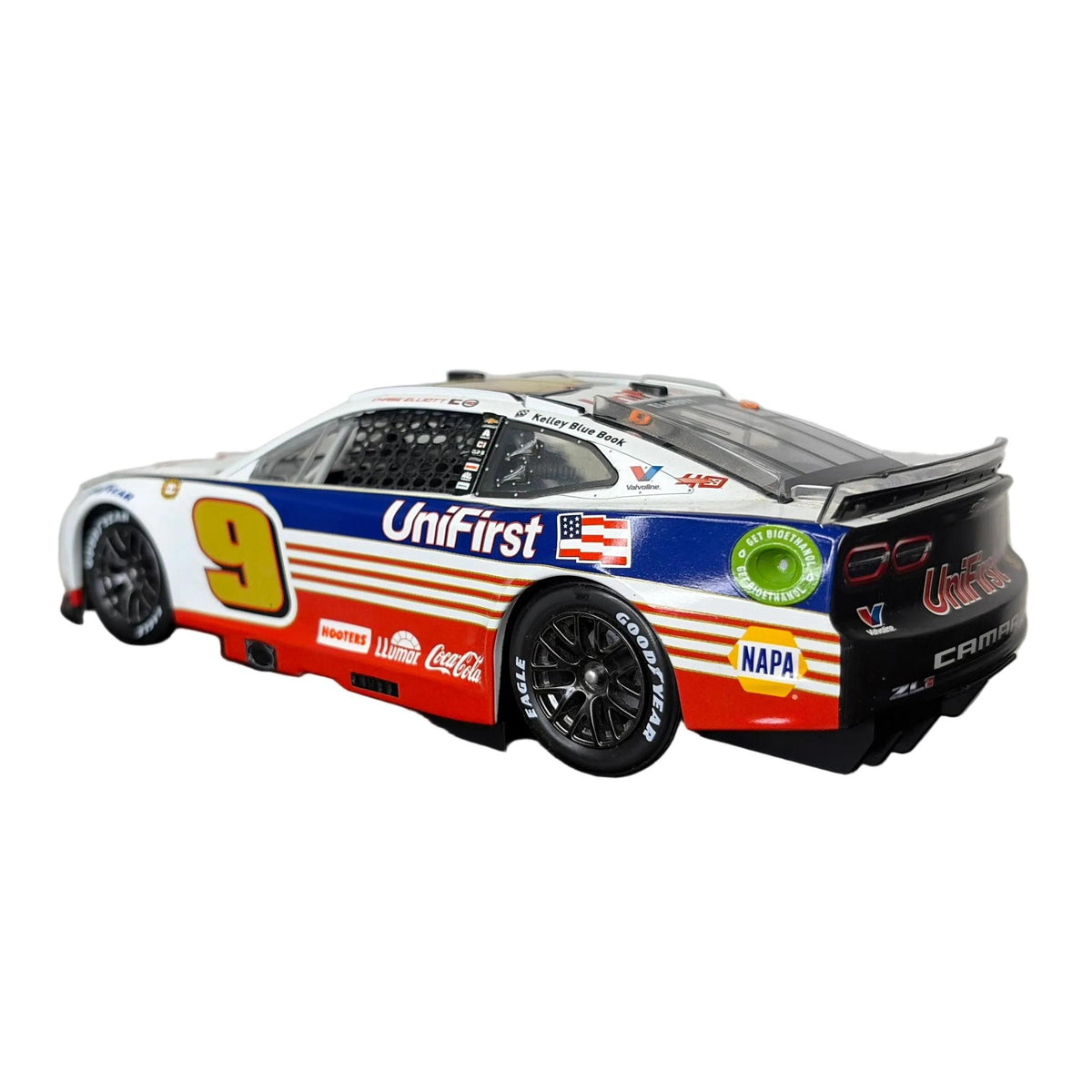 Die Cast 1:24 Scale: Chase Elliott #9 Unifirst Throwback 2024 Camaro ZL1 1/804 - Lionel Racing Standard Finish
