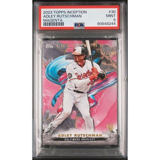 Adley Rutschman 2023 Topps Inception Magenta #30 PSA 9