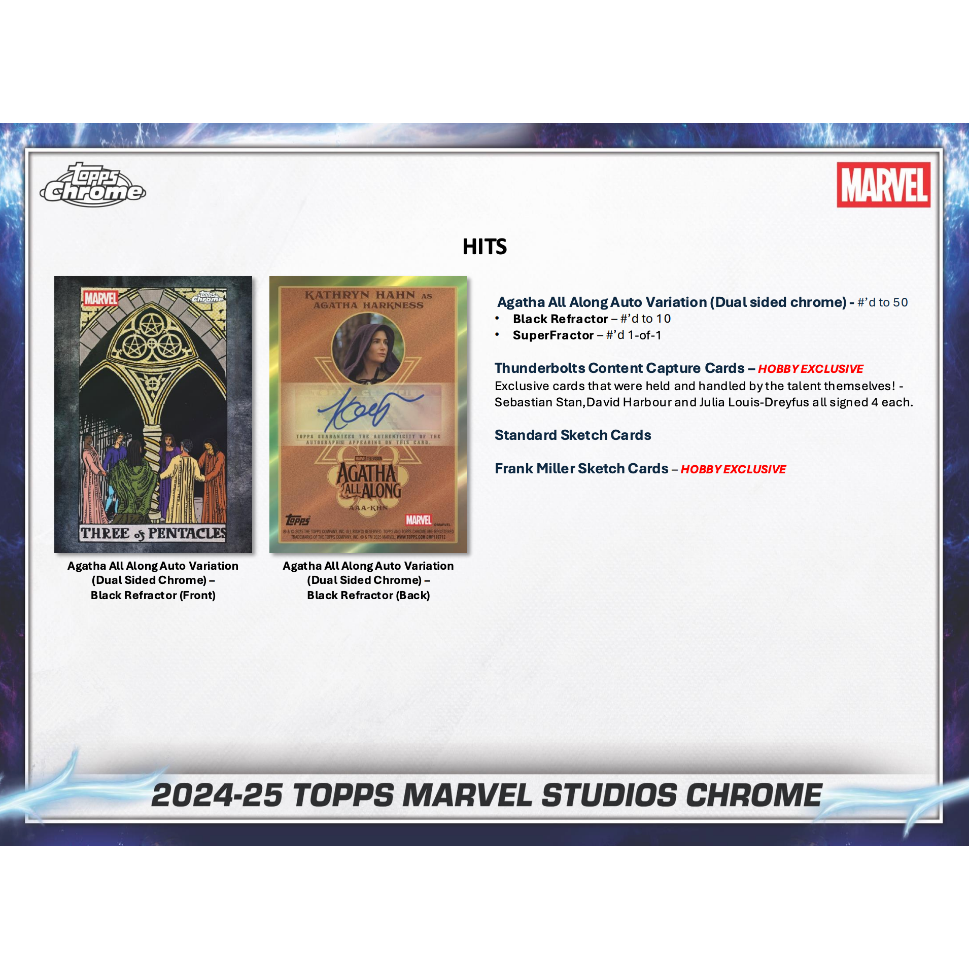 2024-25 Topps Marvel Studios Chrome Blaster Box