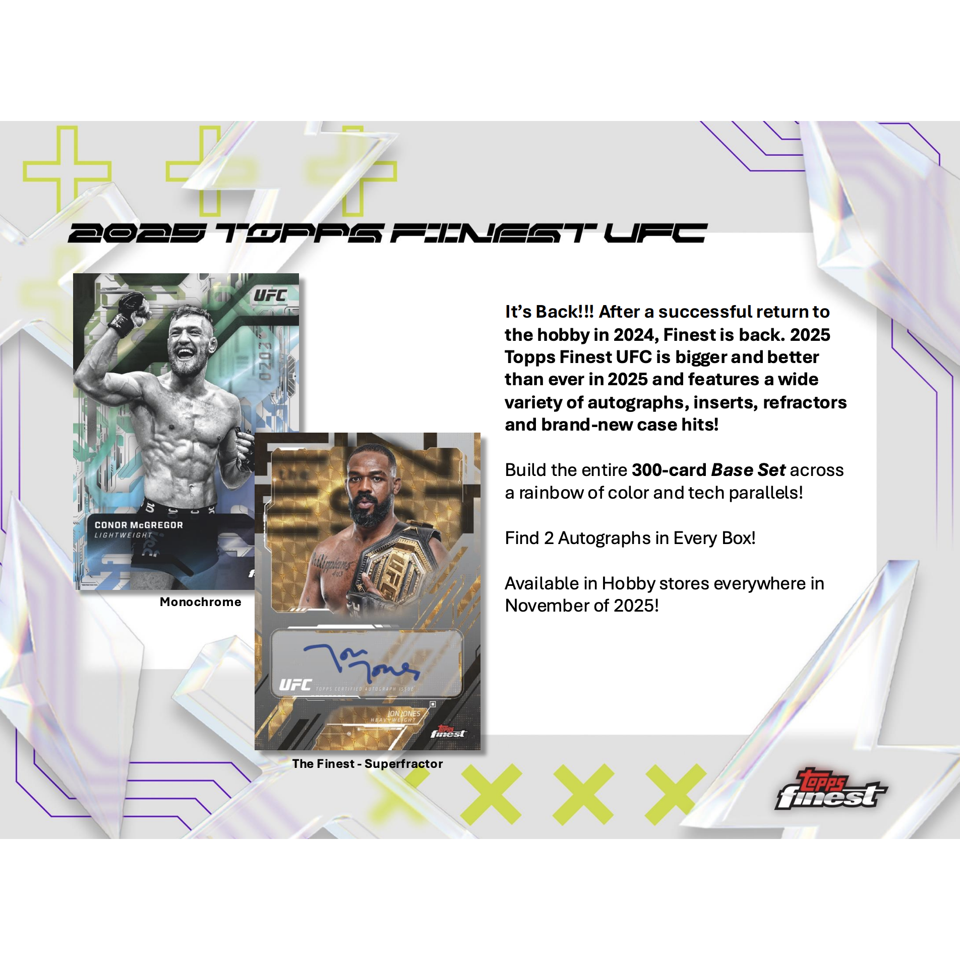 2025 Topps UFC Finest Hobby Box