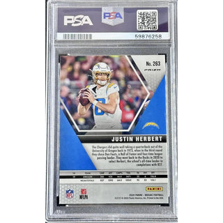Justin Herbert 2020 Panini Mosaic – Mosaic #263 PSA 10