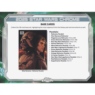 2025 Topps Star Wars Chrome Galaxy Hobby Box