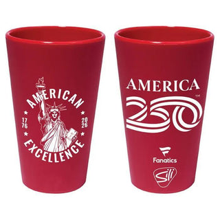 America 250 Years 16 oz Silicone Pint Glass – Durable & Safe