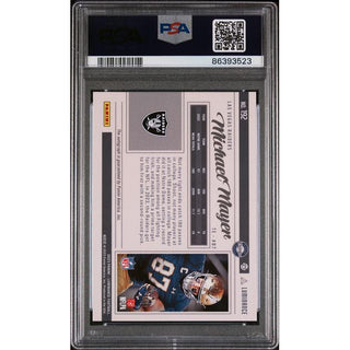 Michael Mayer 2023 Panini Luminance Autograph Gold #192 – PSA 9