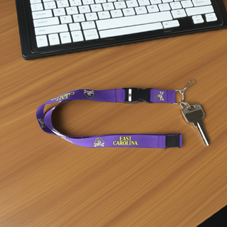 Lanyard: East Carolina Pirates - Purple