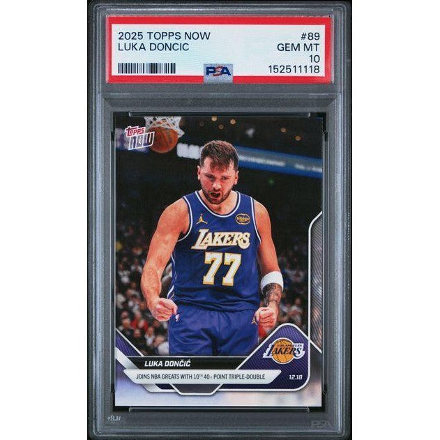 2025 Topps Now #89 Luka Doncic PSA 10