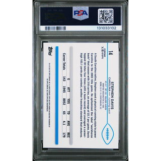 Stephen Davis 2024 Topps Sapphire White #14 – PSA 10