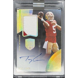 Trey Lance 2021 Panini Eminence Patch Auto #PA-TRL - Rookie