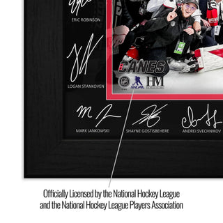 Carolina Hurricanes 2026 Stanley Cup Champions Signature Frame 12"x20"