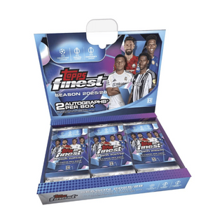 2025-26 Topps UEFA Club Competitions Finest Soccer Hobby Box