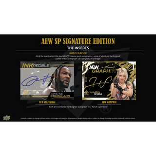 2025 Upper Deck SP Signature Edition AEW Wrestling Hobby Box