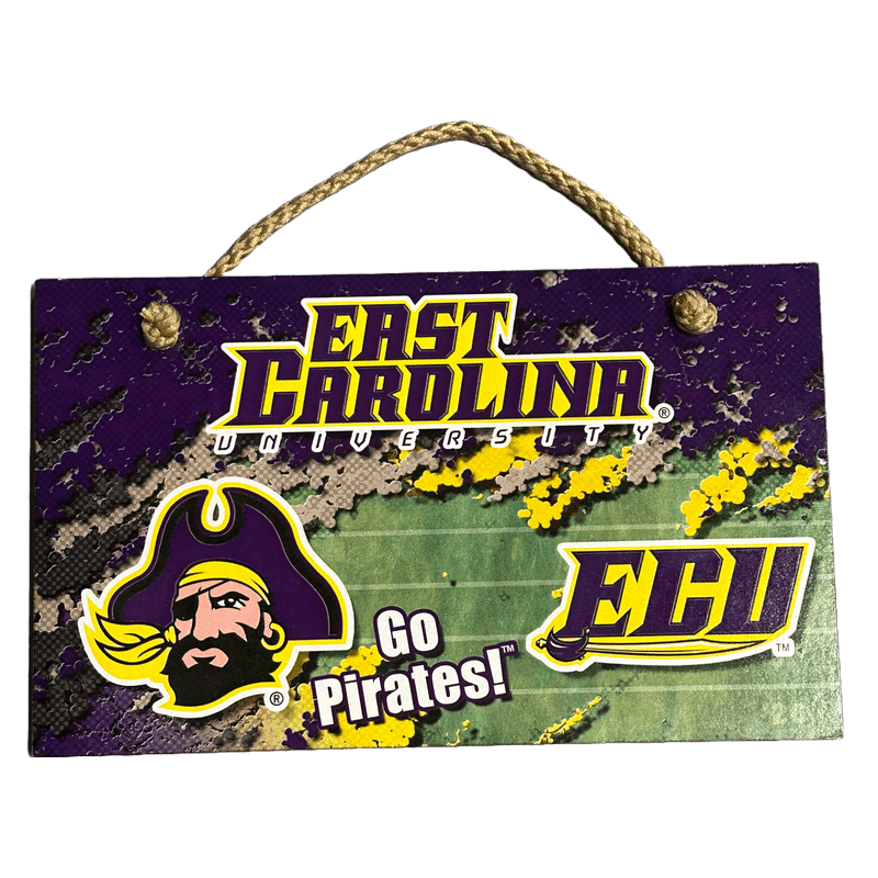 Wood Sign: East Carolina University