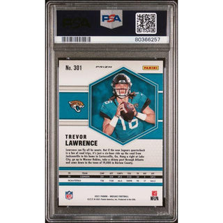 Trevor Lawrence 2021 Panini Mosaic Reactive Orange #301 – PSA 10