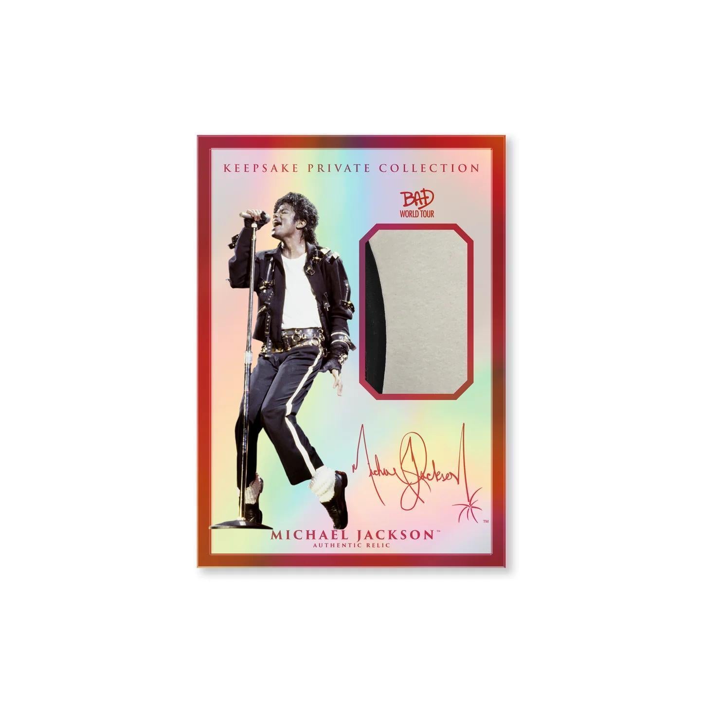 Michael Jackson Bad World Tour Keepsake Holo Breaker Box