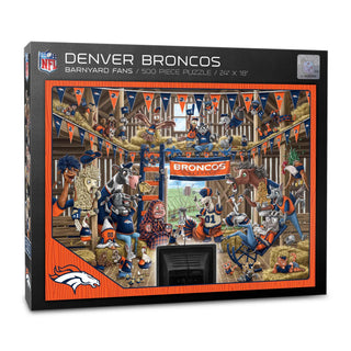 Denver Broncos Barnyard Fans 500 pc Puzzle