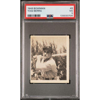Yogi Berra 1948 Bowman #6 PSA 3
