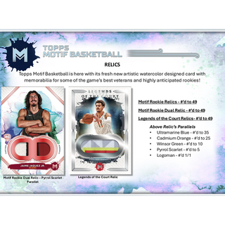 2023-24 Topps Motif Basketball Hobby Box