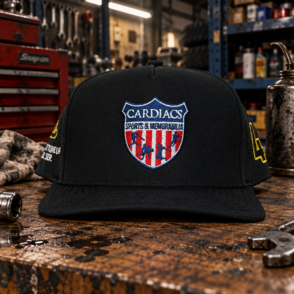 Sam Mayer #41 CARDIACS Chevrolet Camaro K-2 Racing Performance Snapback Hat - Black