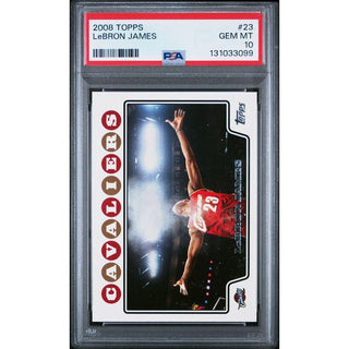 LeBron James 2008 Topps #23 – PSA 10