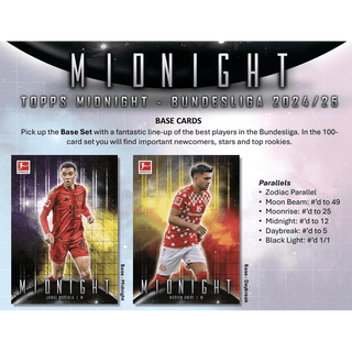 2024-25 Topps Bundesliga Midnight Soccer Hobby Box
