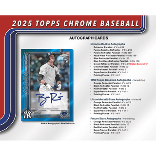 2025 Topps Chrome Baseball Mega Box