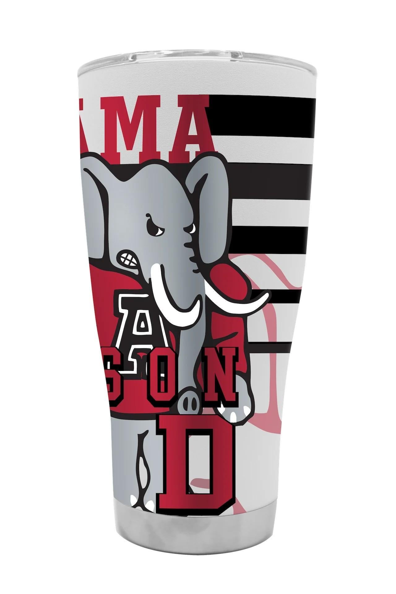 Tumbler: Alabama Crimson Tide – College Vault Stainless Steel -30oz
