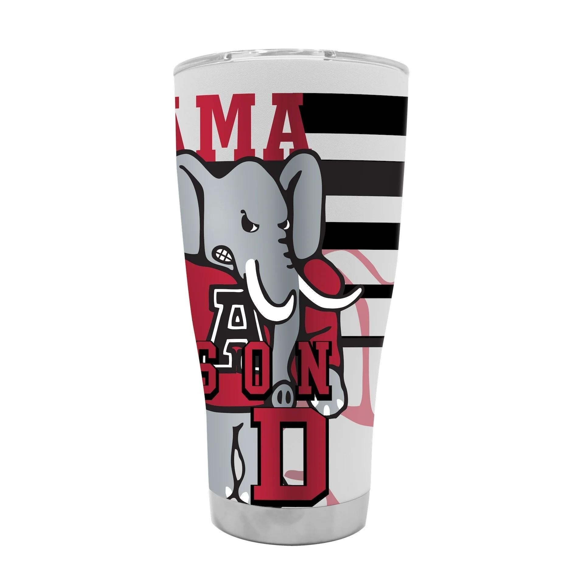 Tumbler: Alabama Crimson Tide – College Vault Stainless Steel -30oz