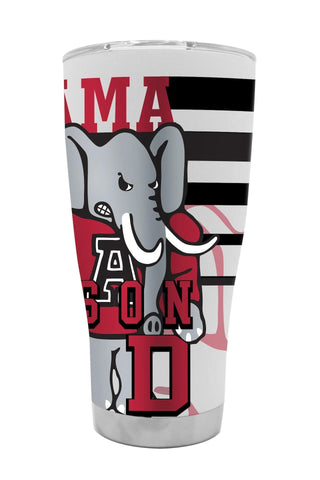 Tumbler: Alabama Crimson Tide – College Vault Stainless Steel -30oz