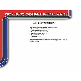 2025 Topps Update Series Baseball Blaster Box