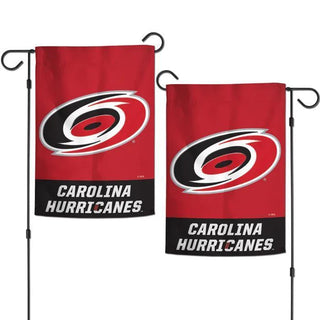 Carolina Hurricanes Appliqué Garden Flag 12.5" x 18" – Premium 2-Sided Outdoor Flag