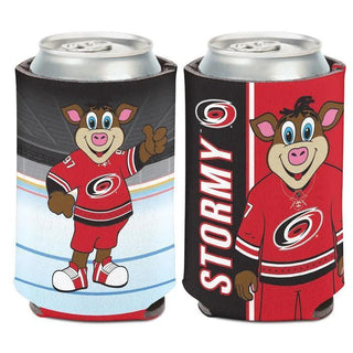 Carolina Hurricanes Stormy 12oz Can Cooler – Officially Licensed Mascot Beverage Sleeve