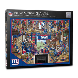 New York Giants Barnyard Fans 500 pc Puzzle