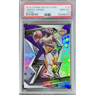 LeBron James 2019 Panini Revolution Astro #14 PSA 10