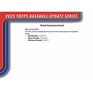 2025 Topps Update Series Baseball Blaster Box