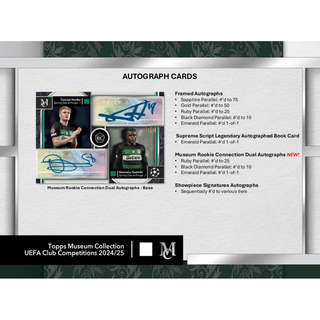 2024-25 Topps UEFA Club Competitions Museum Collection Soccer Hobby Box