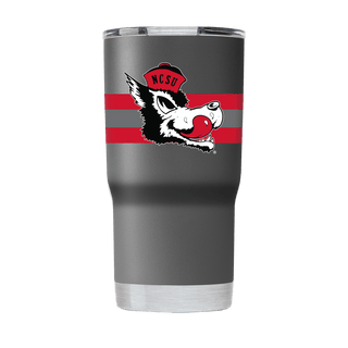 NC State Wolfpack Slobbering Wolf Tumbler – Slate Gray 20oz / 30oz
