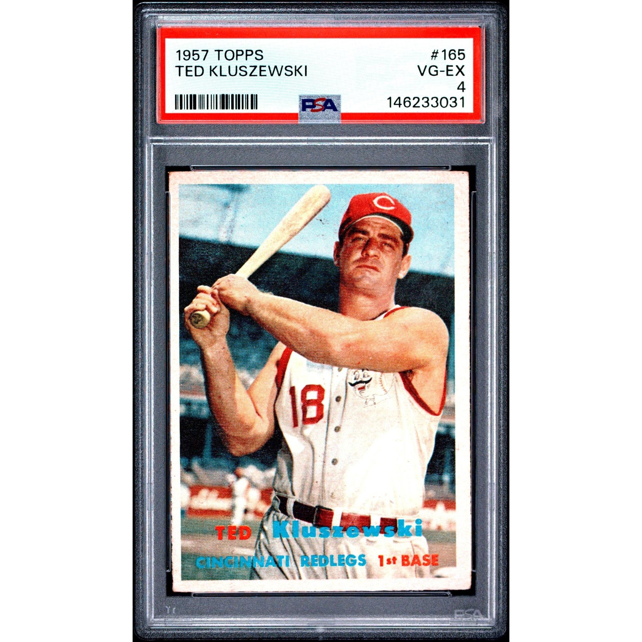 Ted Kluszewski 1957 Topps #165 PSA 4