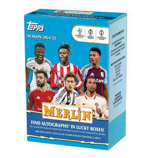 2024-25 Topps UEFA Club Competitions Merlin Chrome Soccer Blaster Box