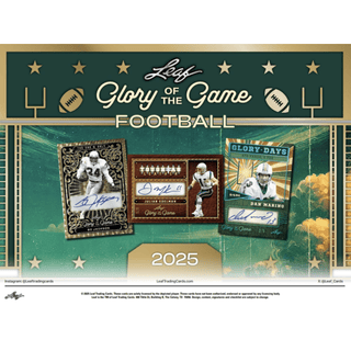 2025 Leaf Glory Of The Game Football Hobby Box