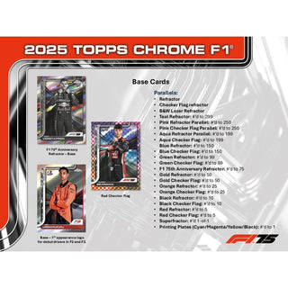 2025 Topps Chrome Formula 1 Racing Hobby Box