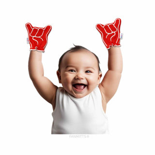 NC State Wolfpack FanMitts™ – Official Baby Mittens Newborn & Infant Sizes