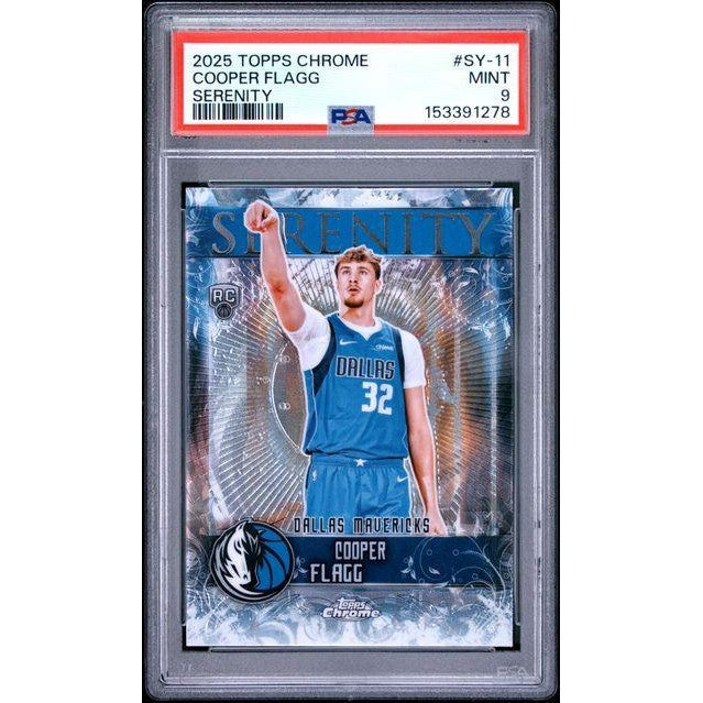 Cooper Flagg 2025 Topps Chrome Serenity #SY-11 PSA 9