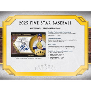 2025 Topps Five Star Baseball Hobby Box