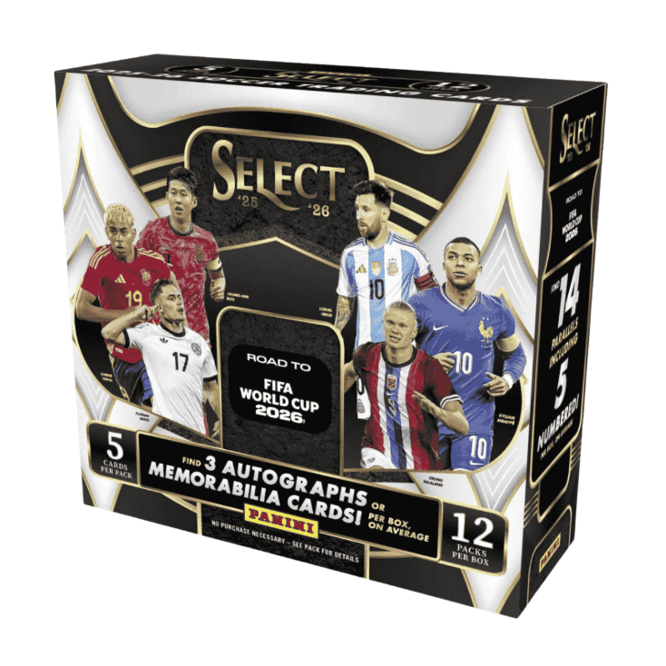 2025-26 Panini Select Road to FIFA World Cup 2026 Soccer Hobby Box