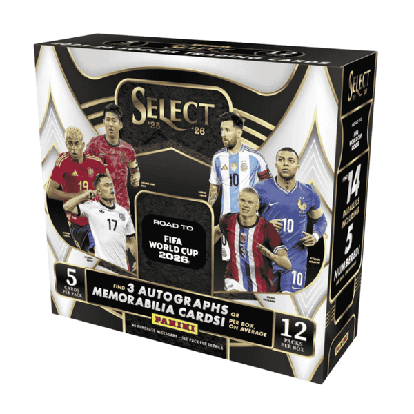 2025-26 Panini Select Road to FIFA World Cup 2026 Soccer Hobby Box