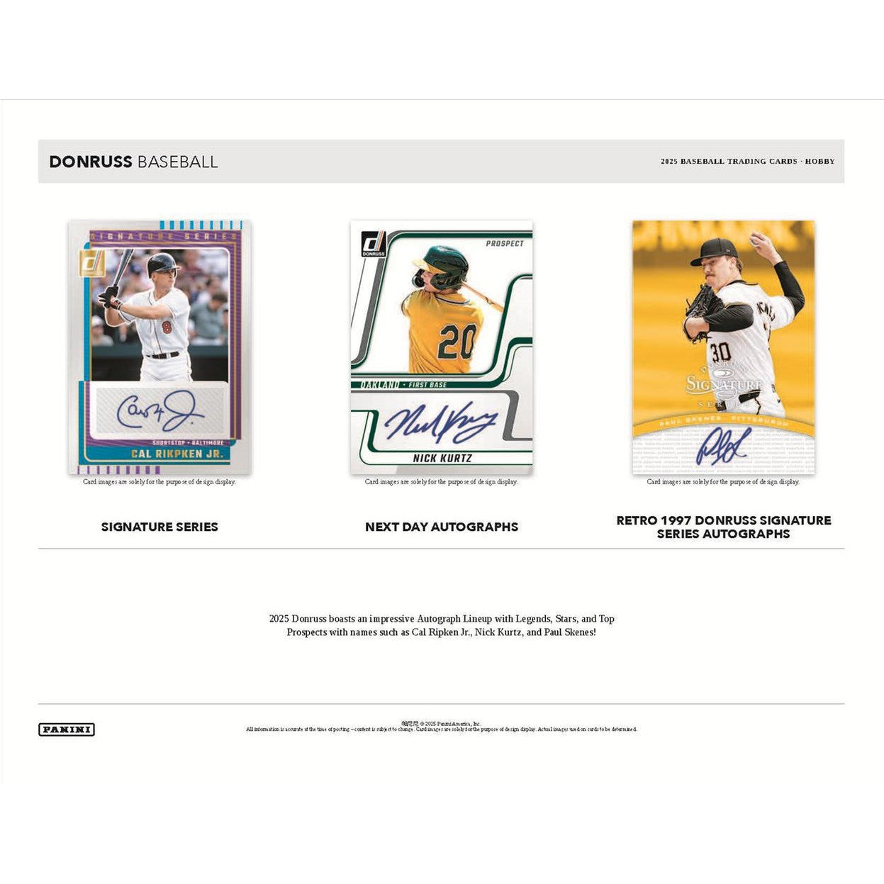 2025 Panini Donruss Baseball Hobby Box