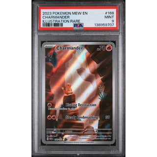 Charmander – 2023 Pokémon MEW Illustration Rare #168 PSA 9