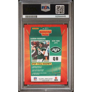 Aaron Rodgers 2023 Panini Donruss Crunch Time #CT7 – PSA 9